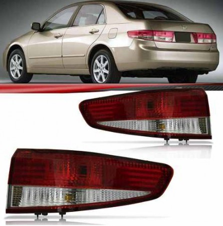 Lanterna Traseira Honda Accord 2003 2004 2005 Bicolor Canto